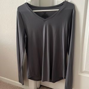 Super soft dark grey size L long sleeve.